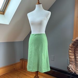 J. Crew Lime Green Wool Skirt